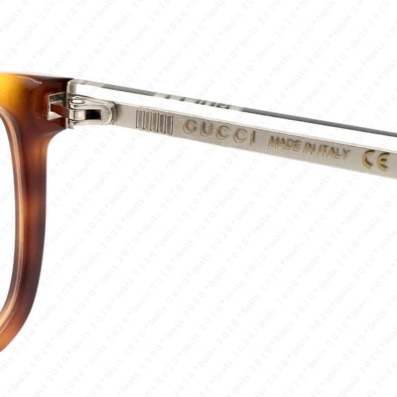 New GUCCI GG0560O 002 53mm Havana Crystal Eyeglasses - Picture 10 of 11